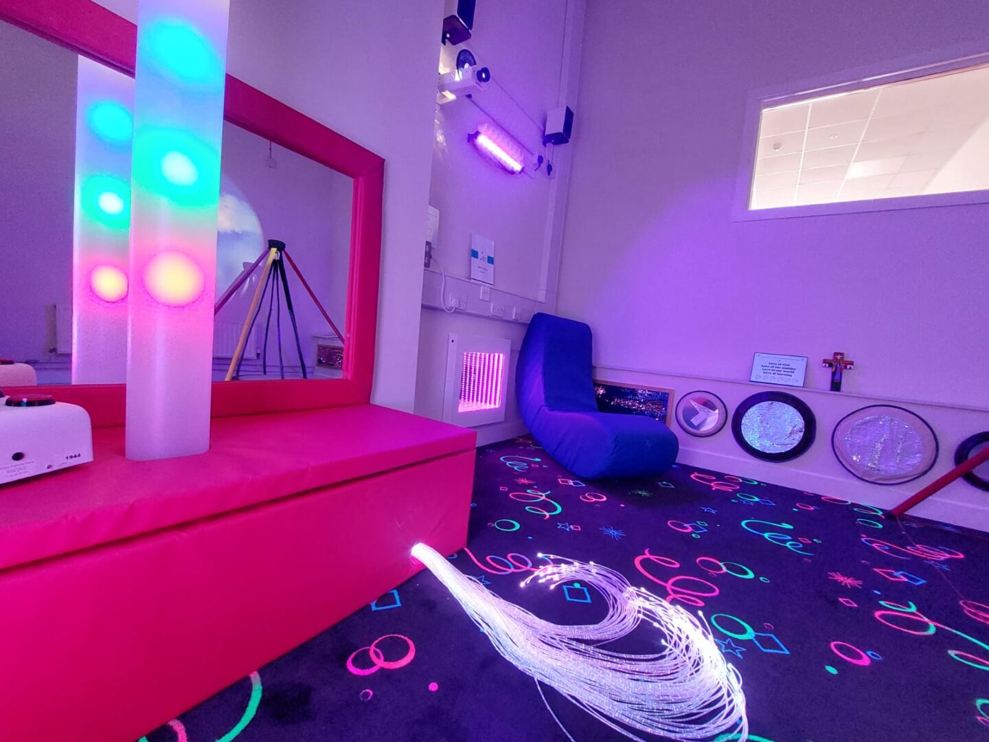 sensory room seating area