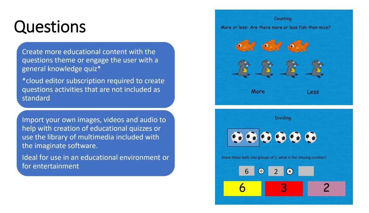 interactive floor system content software