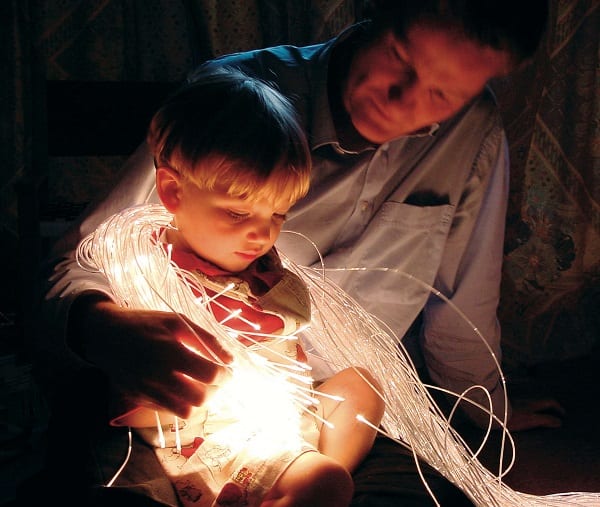 fibre optics web sense sensory