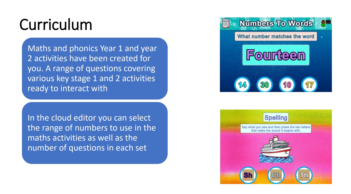 interactive floor system content software