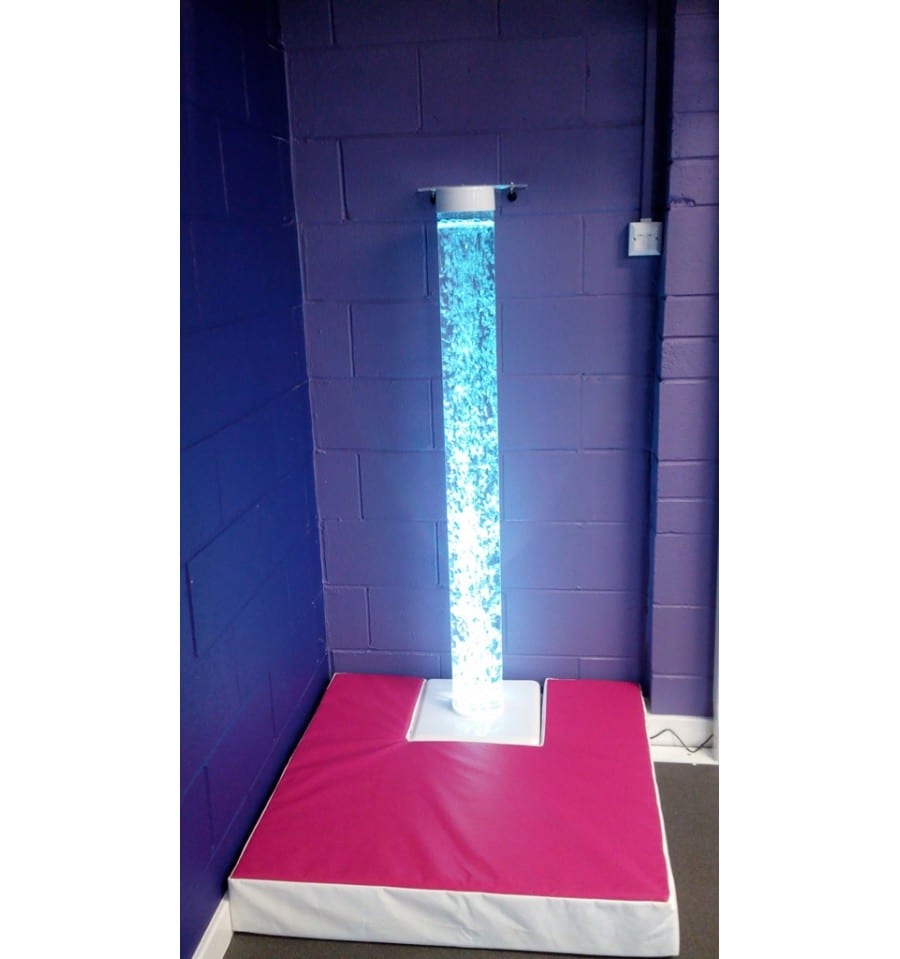 bubble tube low level cushioned bases
