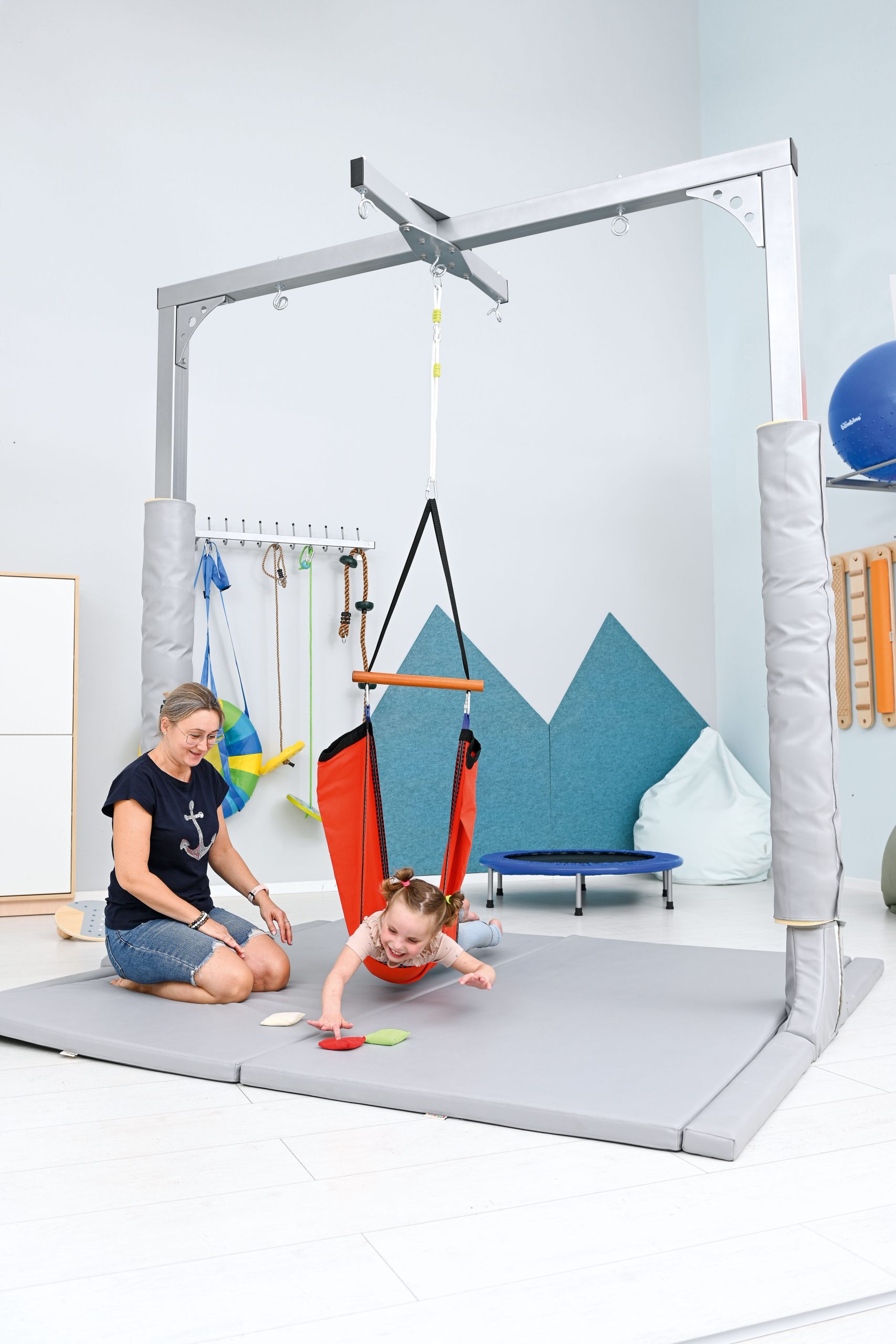 Sensory Suspension Steel Frame & Swings - Image 9