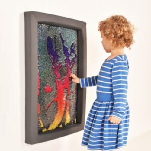 Midnight Rainbow Sequin Panel - 750 x 550mm