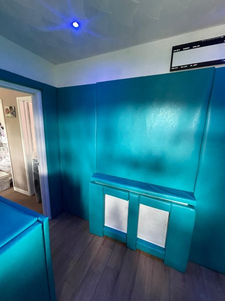 Radiator Padding for Safe Rooms