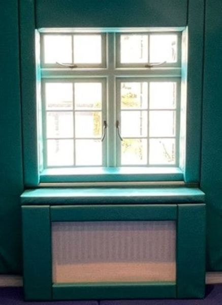 Radiator Padding for Safe Rooms