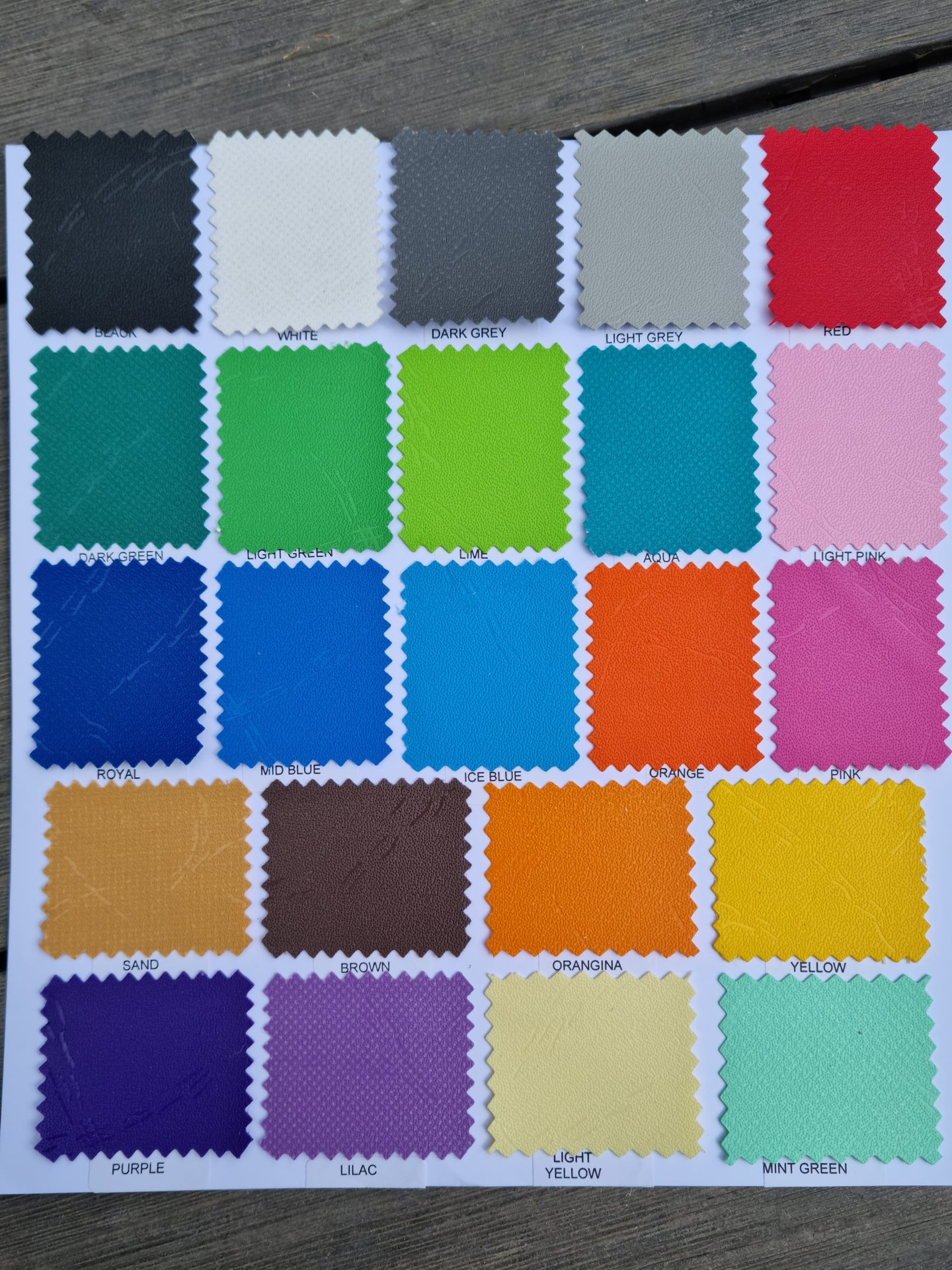 Swatches for Padding by Sense Sensory