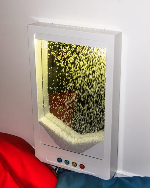 Snowfall panel sensory rooms