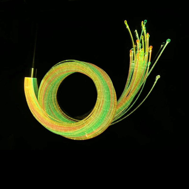 Mobile Fibre Optic Wand with UV Coloured Tails - Image 2